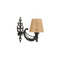 Candelabru de perete Opviq Gloria Hazeran Natural Black imaginea #2 — magazin online Desire.md