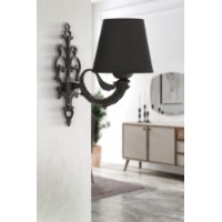 Candelabru de perete Opviq Lily Black