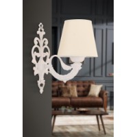 Candelabru de perete Opviq Lily Cream White