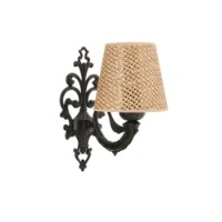 Candelabru de perete Opviq Lily Hazeran Natural Black imaginea #2 — magazin online Desire.md