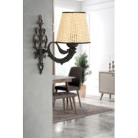 Candelabru de perete Opviq Lily Coral Natural Black