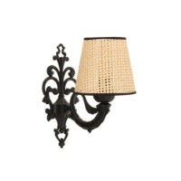 Candelabru de perete Opviq Lily Coral Natural Black imaginea #2 — magazin online Desire.md