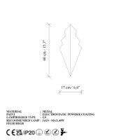Candelabru de perete Opviq Arrow 15172 imaginea #8 — magazin online Desire.md