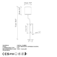 Candelabru de perete Opviq Lumora 15339 imaginea #7 — magazin online Desire.md