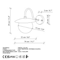 Candelabru de perete Opviq Anemon 15001 imaginea #9 — magazin online Desire.md