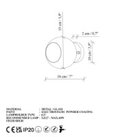 Candelabru de perete Opviq Benek 15 14393 imaginea #8 — magazin online Desire.md
