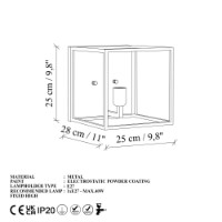Candelabru de perete Opviq Kafes 13750 imaginea #9 — magazin online Desire.md