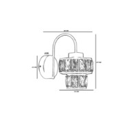 Candelabru de perete Opviq 9039-1A imaginea #4 — magazin online Desire.md