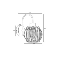 Candelabru de perete Opviq 9043-1A imaginea #4 — magazin online Desire.md