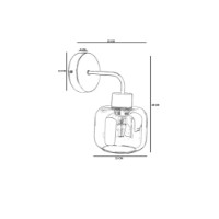 Candelabru de perete Opviq 9061-1A imaginea #4 — magazin online Desire.md