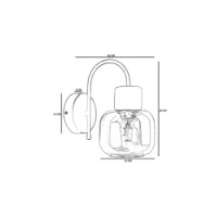 Candelabru de perete Opviq 9068-1A imaginea #4 — magazin online Desire.md