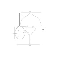 Candelabru de perete Opviq 9079-4 imaginea #4 — magazin online Desire.md