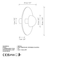 Candelabru de perete Opviq Node 16150 C imaginea #7 — magazin online Desire.md
