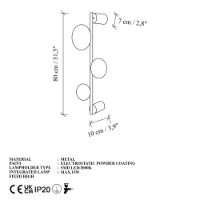 Candelabru de perete Opviq Ledos 15540 imaginea #7 — magazin online Desire.md