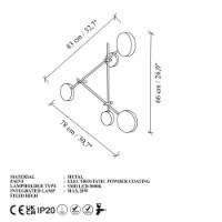 Candelabru de perete Opviq Ledos 15541 imaginea #7 — magazin online Desire.md