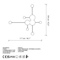 Candelabru de perete Opviq Ledos 15542 A imaginea #7 — magazin online Desire.md