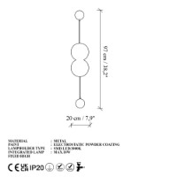 Candelabru de perete Opviq Ledos 15543 A imaginea #7 — magazin online Desire.md