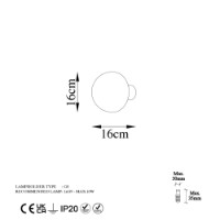 Candelabru de perete Opviq Fungal 13361 F imaginea #9 — magazin online Desire.md