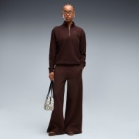 Pantaloni spotivi de dame Puma Class Relaxed Wide Leg Chocolate Fondue, s.M imaginea #5 — magazin online Desire.md
