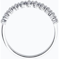 Inel din aur alb cu diamante Casa Bosco 1012074-3 1,11g s.17,5 imaginea #7 — magazin online Desire.md