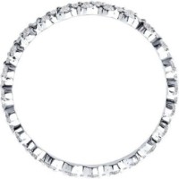 Inel din aur alb cu diamante Casa Bosco 1012080-3 1,57g s.17,5 imaginea #6 — magazin online Desire.md