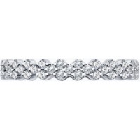 Inel din aur alb cu diamante Casa Bosco 1012080-3 1,57g s.17,5 imaginea #2 — magazin online Desire.md