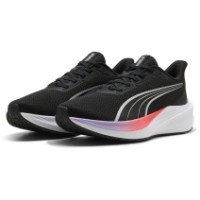 Adidași pentru copii Puma Dasher Lite Puma Black/White/Ultra Red/Light Lavender, s.40.5