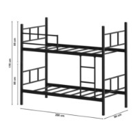 Pat supraetajat Hanah Home Defne Black 90x200 imaginea #4 — magazin online Desire.md