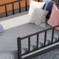 Pat copii Hanah Home Montessori Black 90x190 imaginea #3 — magazin online Desire.md