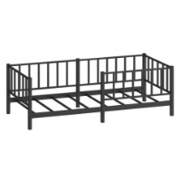 Pat copii Hanah Home Montessori Black 90x190