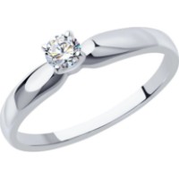 Inel din aur combinat cu diamant Casa Bosco 1012135-3 1,89g s.17