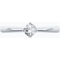 Inel din aur alb cu diamante Casa Bosco 1012141-3 1,95g s.17 imaginea #2 — magazin online Desire.md