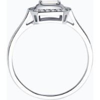 Inel din aur alb cu diamante Casa Bosco 1012166 1,75g s.16 imaginea #5 — magazin online Desire.md