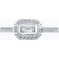 Inel din aur alb cu diamante Casa Bosco 1012166 1,86g s.17 imaginea #3 — magazin online Desire.md