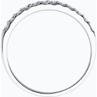 Inel din aur alb cu diamante Casa Bosco 1012169-3 2,54g s.17,5 imaginea #2 — magazin online Desire.md