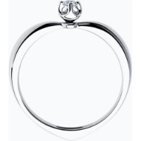 Inel din aur alb cu diamante Casa Bosco 1012172-3 1,74g s.17 imaginea #4 — magazin online Desire.md