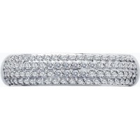 Кольцо из белого золота с бриллиантами Casa Bosco 1012175-3 3,2g s.17,5