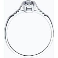 Кольцо из белого золота с бриллиантами Casa Bosco 1012181 1,59g s.17,5 фото №6 — интернет-магазин Desire.md