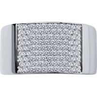 Кольцо из белого золота с бриллиантами Casa Bosco 1012189-3  5,29g s.19 фото №3 — интернет-магазин Desire.md