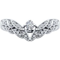 Inel din aur alb cu diamante Casa Bosco 1012195-3 2,22g s.17,5 imaginea #6 — magazin online Desire.md