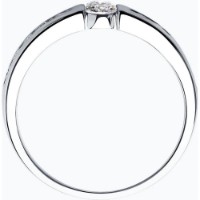 Inel din aur alb cu diamante Casa Bosco 1012215-3  2,19g s.16,5 imaginea #6 — magazin online Desire.md