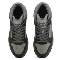 Bocanci pentru copii Puma Rebound Slam Mid Cozy Jr Gray Echo/slate sky//Puma Black, s.37.5 imaginea #4 — magazin online Desire.md