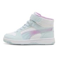Bocanci pentru copii Puma Rebound Slam Mid Faded Glow Ac+ Ps Aqua Glow/Mauve Glow/Puma White, s.34.5 imaginea #2 — magazin online Desire.md