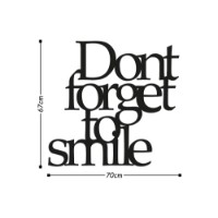 Декоративное панно Wallity Dont Forget To Smile фото №3 — интернет-магазин Desire.md