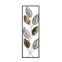 Panou decorativ Wallity Metal Art Leaf imaginea #2 — magazin online Desire.md
