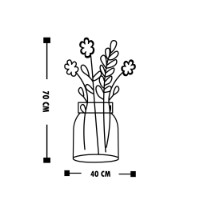 Panou decorativ Wallity Flower 7 imaginea #3 — magazin online Desire.md