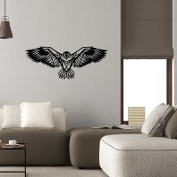 Panou decorativ Wallity Eagle3 Metal Decor imaginea #2 — magazin online Desire.md