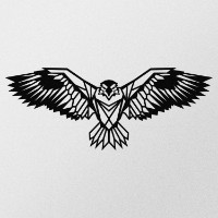Panou decorativ Wallity Eagle3 Metal Decor imaginea #5 — magazin online Desire.md