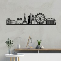 Panou decorativ Wallity European Cities Skyline