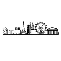 Panou decorativ Wallity European Cities Skyline imaginea #4 — magazin online Desire.md